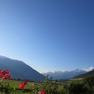 Ausblick vom Balkon