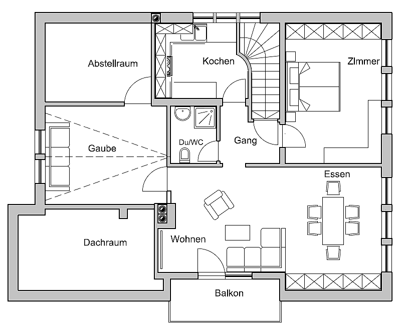Wohnung 4 Grundriss Wohnung 4 Grundriss