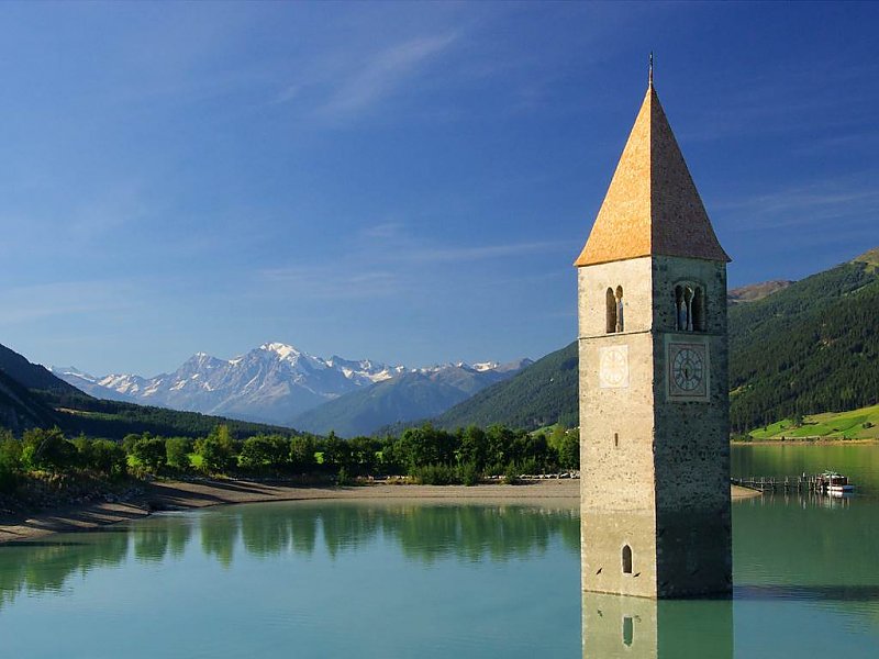 Turm im Reschensee Turm im Reschensee